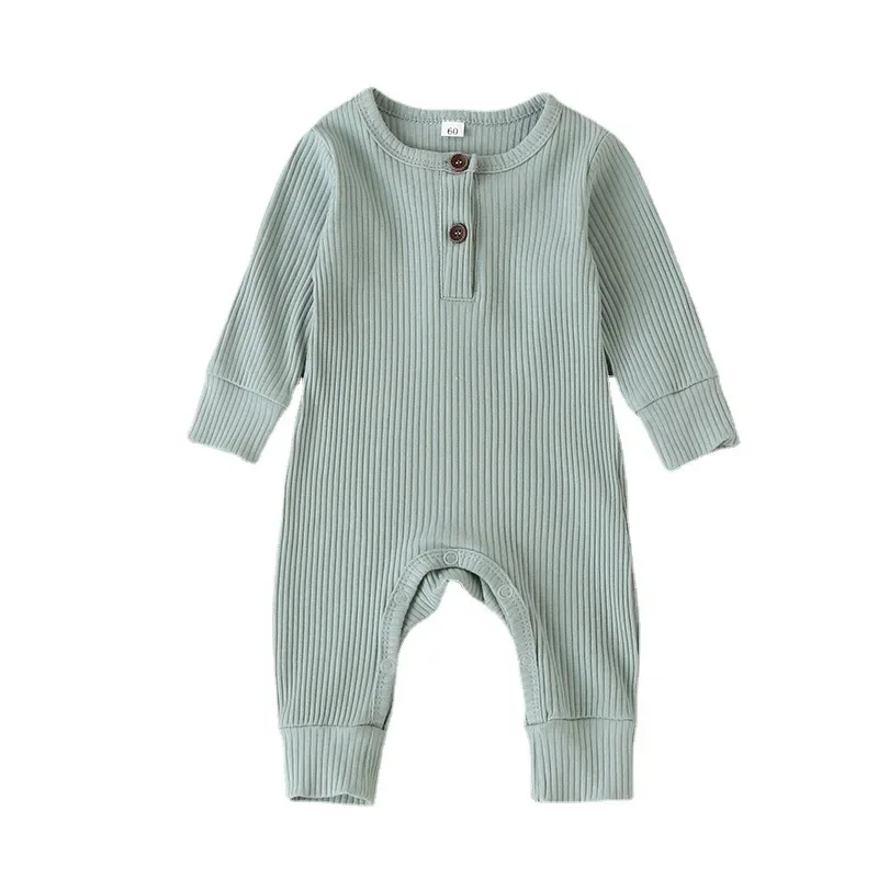 Cotton Long Sleeve Infant Romper