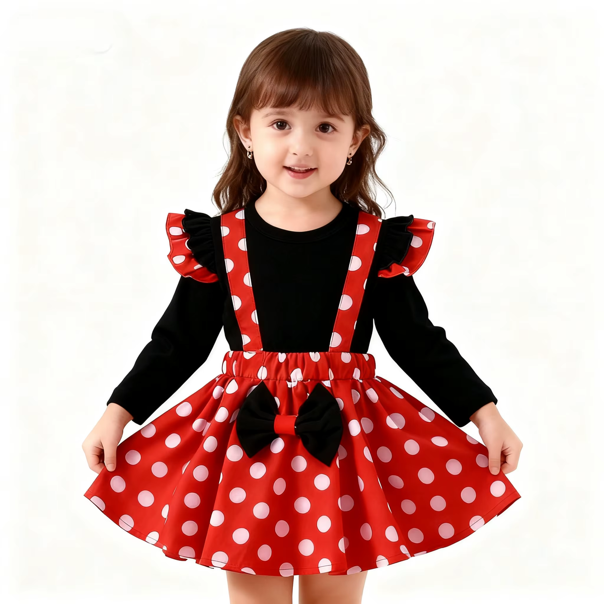 Magical Moments: Minnie-Inspired Birthday Outfit Set for Girls Aged 1–5