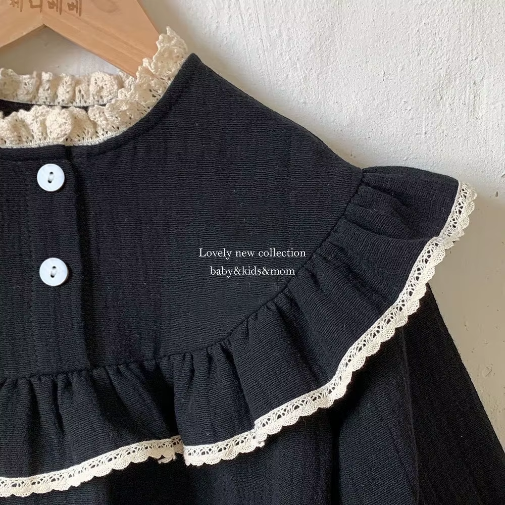 RoyalBloom – Lace Ruffle Romper for Baby Girls